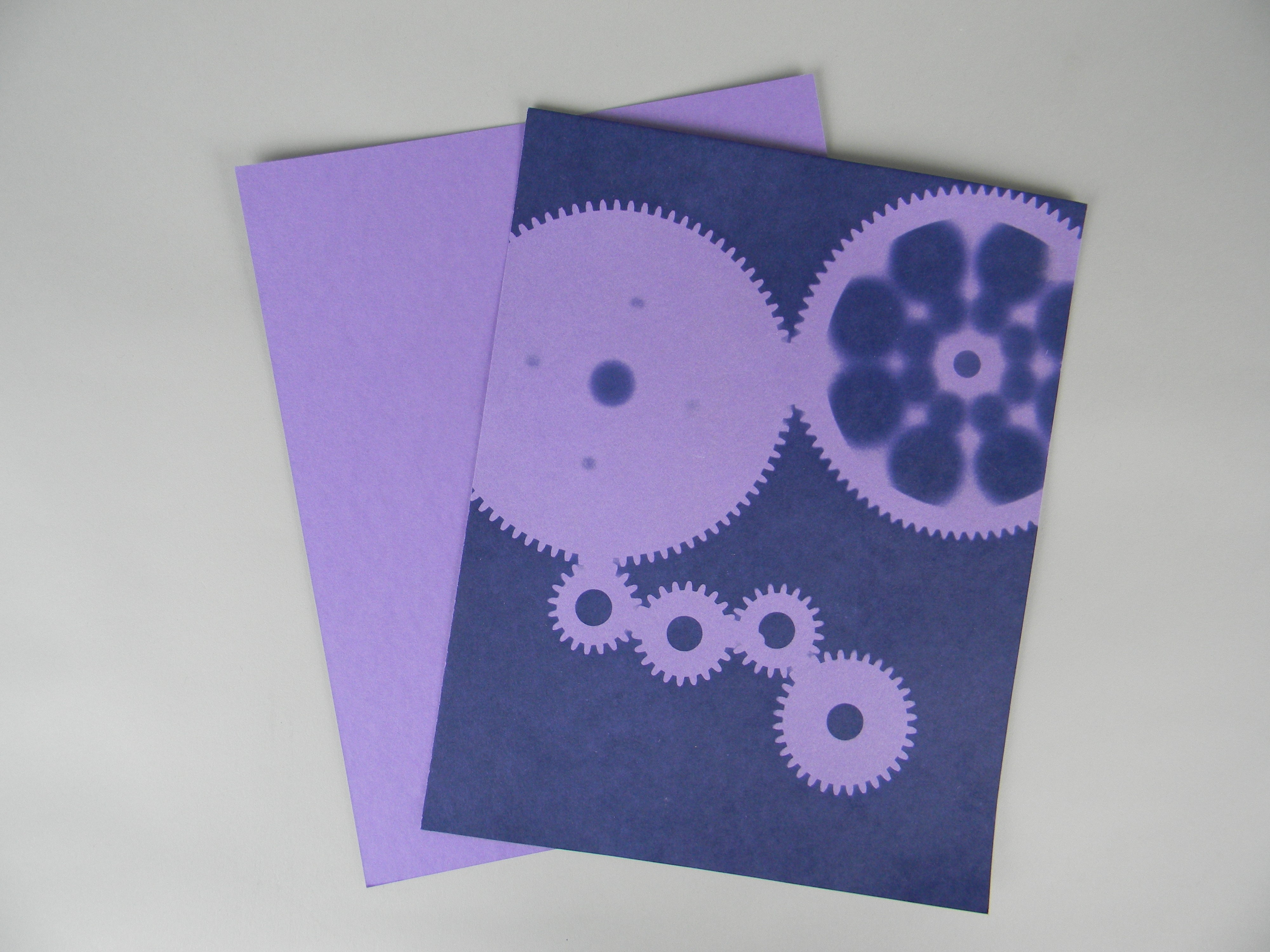 8" X 10" cyanotype paper (violet)