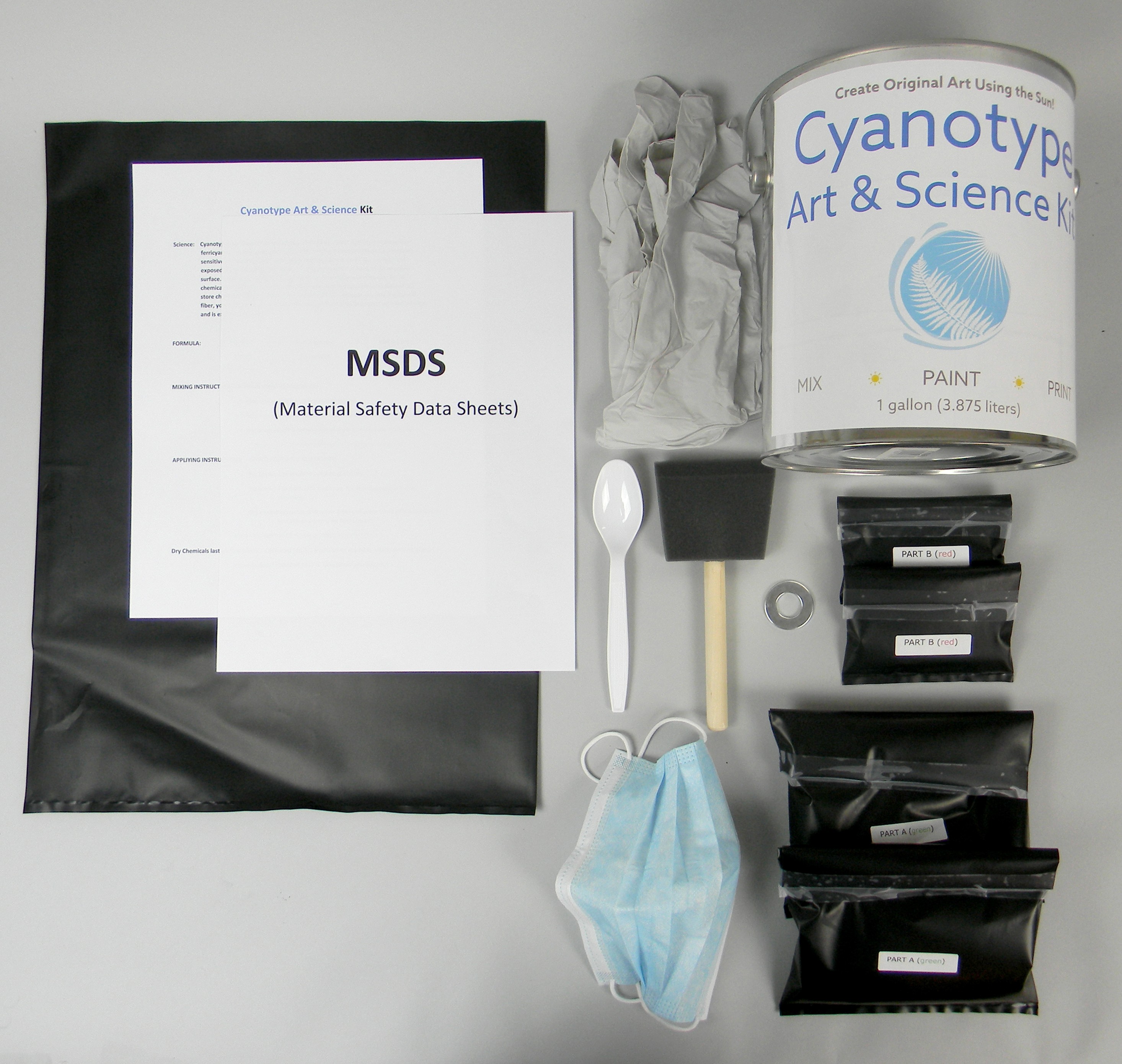 Cyanotype Art & Science Print Kit (Gallon)