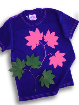 cyanotype adult t-shirts (Sangria)