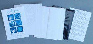 6" x 6" cyanotype notecard kit