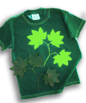 cyanotype youth t-shirts (Lime)