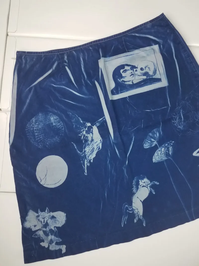 cyanotype adult t-shirts (White) - Image 3