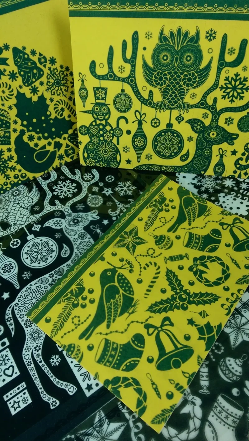 8" X 10" cyanotype paper (green) - Image 4
