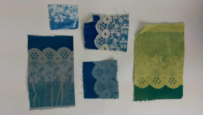 cyanotype paper remnants (white) - Image 4