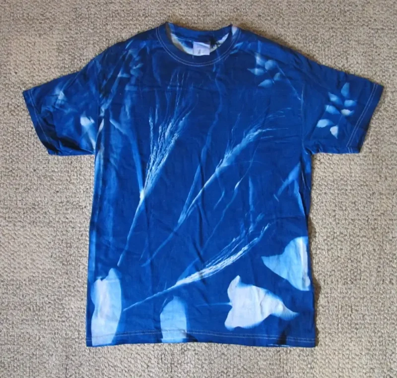 cyanotype adult t-shirts (Gold) - Image 2