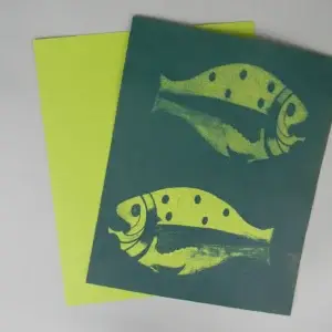 8" X 10" cyanotype paper (green)