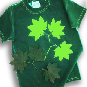 cyanotype youth t-shirts (Lime)