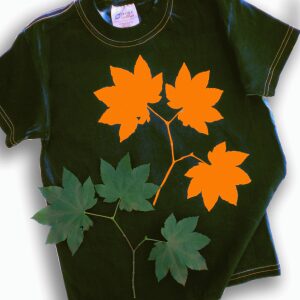 cyanotype youth t-shirts (Orange)