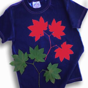 cyanotype youth t-shirts (Red)